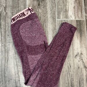 Gymshark Red Leggings High Waist Seamless Design